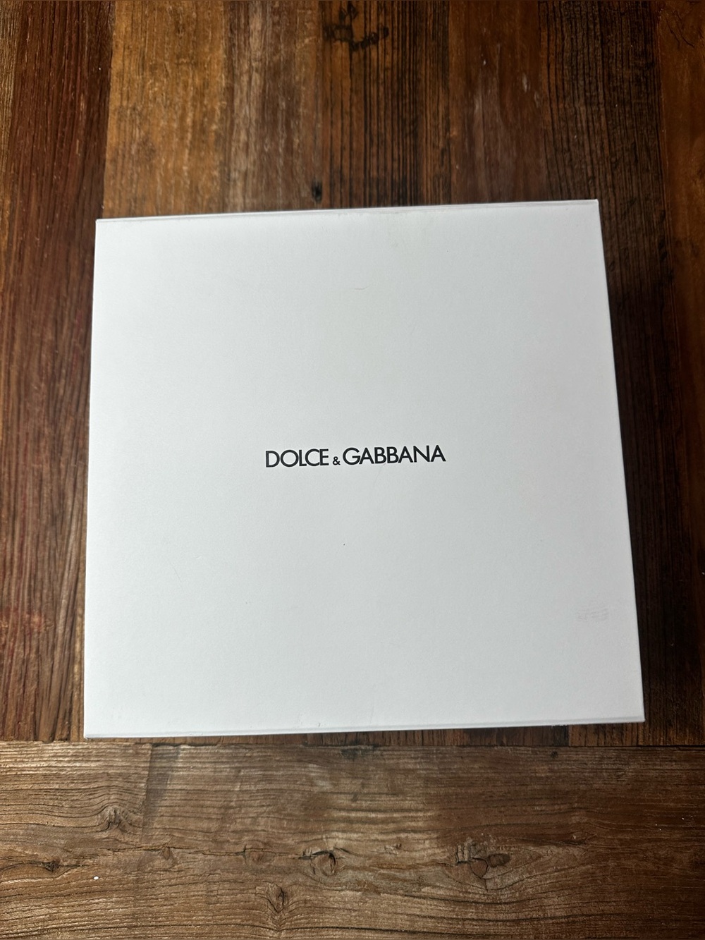 Dolce & Gabbana White Box with Black Logo